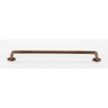 Sierra 18" Center to Center Distressed Rustic Industrial Solid Bronze Large Cabinet Handle / Drawer Pull
