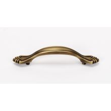 Bella 3-1/2" Center to Center Solid Brass Arch Bow Traditional Cabinet Handle / Drawer Pull