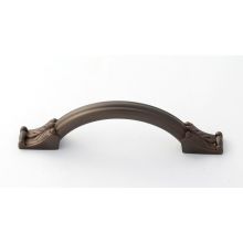 Fiore 3" Center to Center Luxury Traditional Arch Bow Solid Brass Cabinet Handle / Drawer Pull