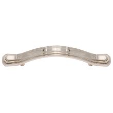Geometric 3-1/2"  Center to Center Elegant Solid Brass Arch Bow Cabinet Handle / Drawer Pull