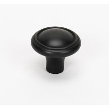 Classic Traditional 1-1/2" Ridged Round Mushroom Solid Brass Cabinet Knob / Drawer Knob