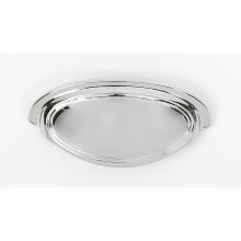 Classic Traditional 3-1/2" Center to Center Solid Brass Cabinet Cup Handle / Drawer Cup Pull