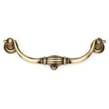 Tuscany Traditional 6" Center to Center Solid Brass Drop Bail Cabinet Pull / Drawer Pull