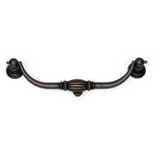 Tuscany Traditional 6" Center to Center Solid Brass Drop Bail Cabinet Pull / Drawer Pull