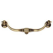 Tuscany Traditional 8" Center to Center Solid Brass Drop Bail Cabinet / Drawer Pull