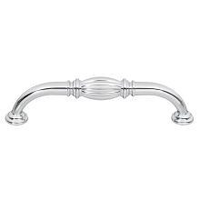 Tuscany 4" Center to Center Traditional Single Knuckle Solid Brass Cabinet Handle / Drawer Pull