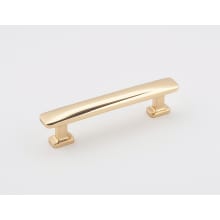 Cloud 3" Center to Center Modern Convex Solid Brass Cabinet Bar Handle / Drawer Bar Pull