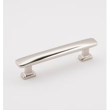 Cloud 4" Center to Center Modern Convex Solid Brass Cabinet Handle / Drawer Pull