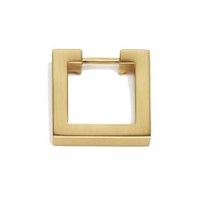 Convertibles 1-1/2" Flat Square Cabinet Ring Pull - RING ONLY - No Mount