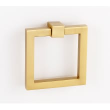 3 Inch Square Ring Cabinet Pull Ring with Square Mount