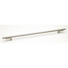 Vita Bella 12" Center to Center Modern Smooth Bar Large Cabinet Handle Pull with "L" Legs