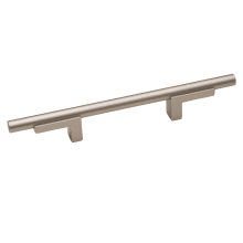 Vita Bella 3" Center to Center Modern Smooth Bar Handle Cabinet Pull with "L" Posts - Made in Italy