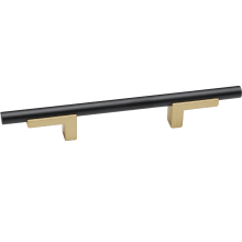 Vita Bella 4" Center to Center Modern Smooth Bar Handle Cabinet Pull with "L" Legs - Made in Italy