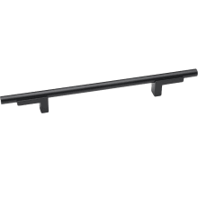 Vita Bella 8" Center to Center Modern Smooth Bar Cabinet Pull with "L" Posts - Made in Italy