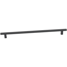 Quadrato 12" Center to Center Modern Smooth Square Cabinet Bar Handle / Drawer Bar Pull - Italy