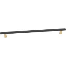 Quadrato 18" Center to Center Modern Smooth Square Cabinet Bar Handle / Drawer Bar Pull - Italy