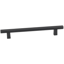 Quadrato 6" Center to Center Modern Smooth Square Cabinet Bar Handle / Drawer Bar Pull - Italy