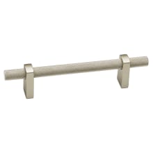 Vita Bella 3" Center to Center Modern Industrial Knurled Bar 5" Cabinet Handle Pull - Made in Italy