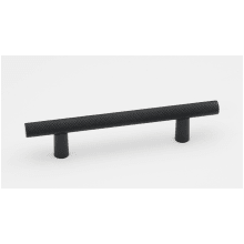 Vita Bella 3-1/2" Center to Center Modern Knurled Bar Cabinet Pull