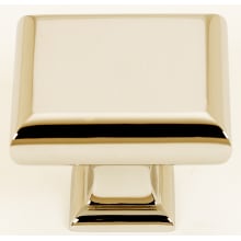 Manhattan 1-3/4" Elegant Square Solid Brass Cabinet Knob / Drawer Knob