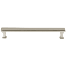 Manhattan 8" Center to Center Solid Brass Flat Cabinet Handle / Drawer Pull