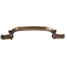 Ornate 6" Center to Center Victorian Luxury Solid Brass Arch Bow Cabinet Handle / Drawer Pull