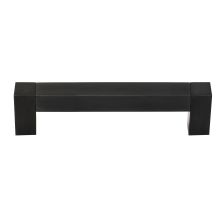Block 4" Center to Center Modern Industrial Squared Cabinet Pull - Cabinet Handle