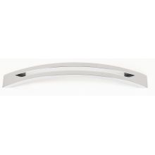Modern Slit Top 6" Center to Center Arch Bow Solid Brass Cabinet Handle / Drawer Pull