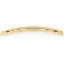 Modern Slit Top 8" Center to Center Arch Bow Solid Brass Cabinet Handle / Drawer Pull