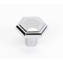 Nicole 1-1/4" Geometric Faceted Solid Brass Cabinet Knob / Drawer Knob