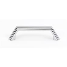 Nicole 3" Center to Center Modern Angle Ridged Cabinet Handle / Drawer Pull