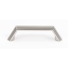 Nicole 3" Center to Center Modern Angle Ridged Cabinet Handle / Drawer Pull