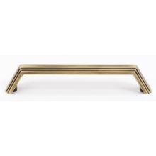Nicole 4" Center to Center Modern Angled Ridged Cabinet Handle / Drawer Pull