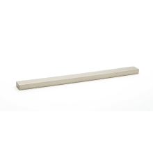 Tempo 12" Center to Center Modern Linear Solid Brass Large Cabinet Handle with Recessed Lip Grip