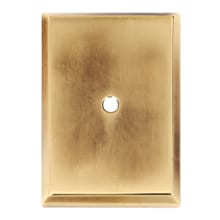 Traditional 1-7/8" Long Escutcheon Backplate for Cabinet Knob