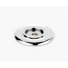 Traditional 1-3/4 Inch Diameter Cabinet Knob Backplate with Beveled Edge