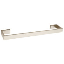Linear 12" Wide Solid Brass Modern Bathroom Towel Rod Bar
