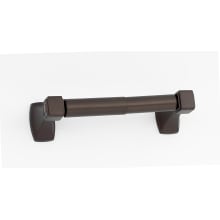 Cube 7-1/2" Wide Double Post Toilet Paper Holder