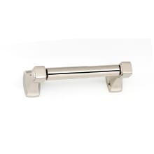 Cube 7-1/2" Wide Double Post Toilet Paper Holder