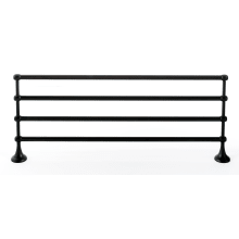 Royale 26"W Solid Brass Wall Mounted Towel Rack with 4 Towel Bars