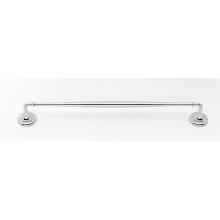 Charlie's 18" Wide Traditional Solid Brass Bathroom Towel Bar