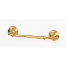 Charlie's 7"W Traditional Style Solid Brass Spring Action Toilet Paper Holder