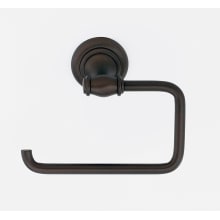 Charlie's 5-1/2" Wide Single C-Post Slide On Euro Style Solid Brass Toilet Paper Holder