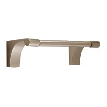 Luna 6-1/4" Modern Designer Double Post Solid Brass Spring Rod Toilet Paper Holder