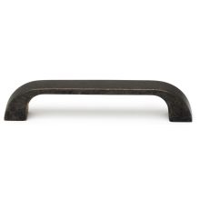 Traditional 3-3/4" Center to Center Soft Curved Square Luxury Solid Brass Cabinet Handle / Drawer Pull