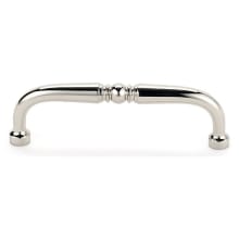 Traditional 3" Center to Center Single Knuckle Solid Brass Cabinet Handle / Drawer Pull