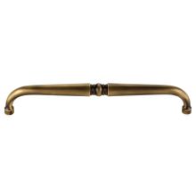 Traditional 6" Center to Center Single Knuckle Solid Brass Cabinet Handle / Drawer Pull