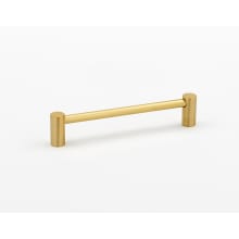 Contemporary I - 6" Center to Center Solid Brass Bridge Style Cabinet Handle / Drawer Pull