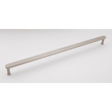 Moderne 18" Inch Center to Center Solid Brass Flat Bar Large Cabinet Handle / Drawer Pull