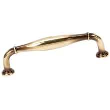 Charlie's 4" Center to Center Classic Traditional Solid Brass Cabinet Handle / Drawer Pull